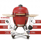 Grill ceramiczny Kamado Bono GRANDE Czerwony